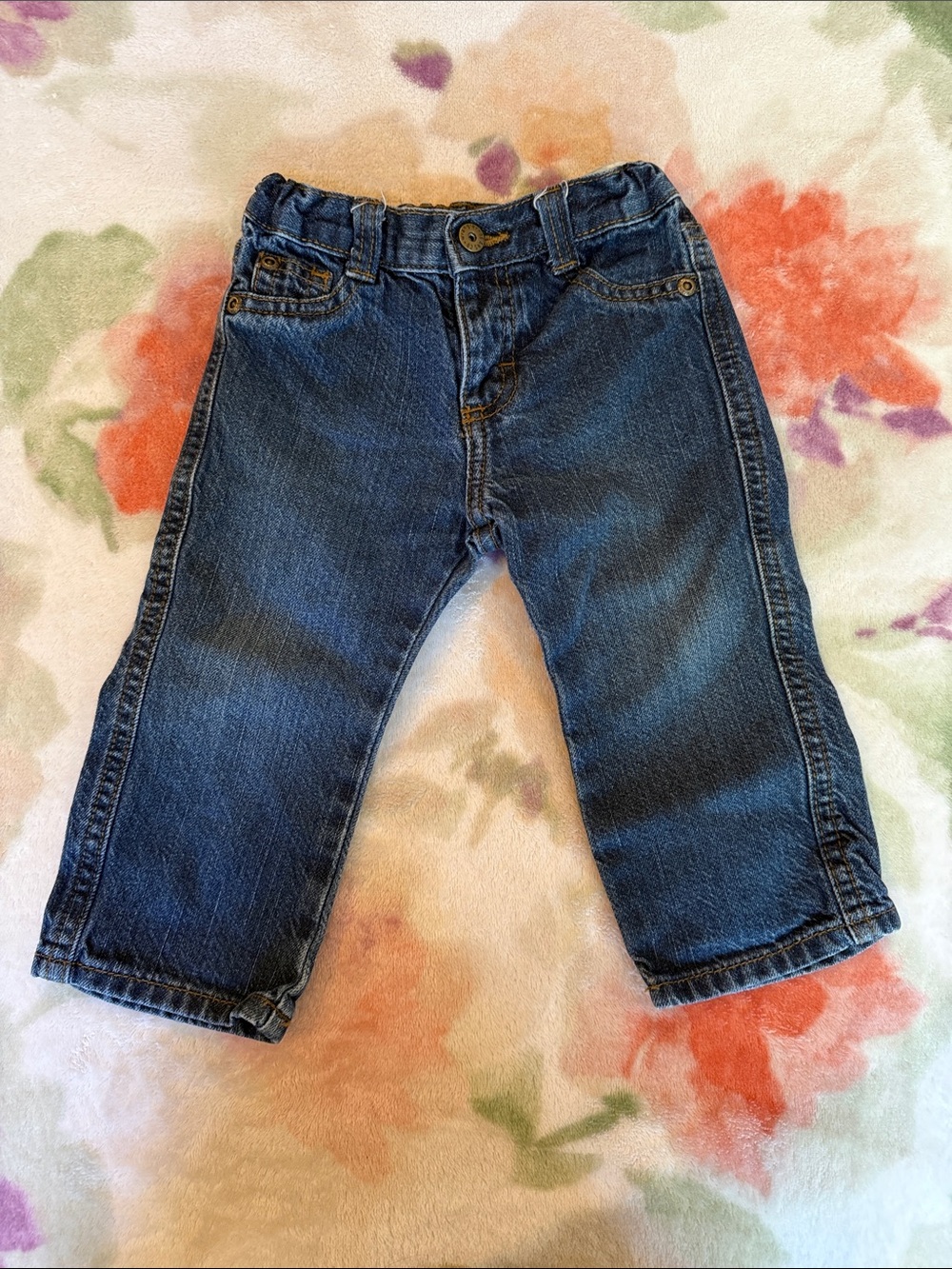 Wrangler Dark Blue Kids Denim Jeans
